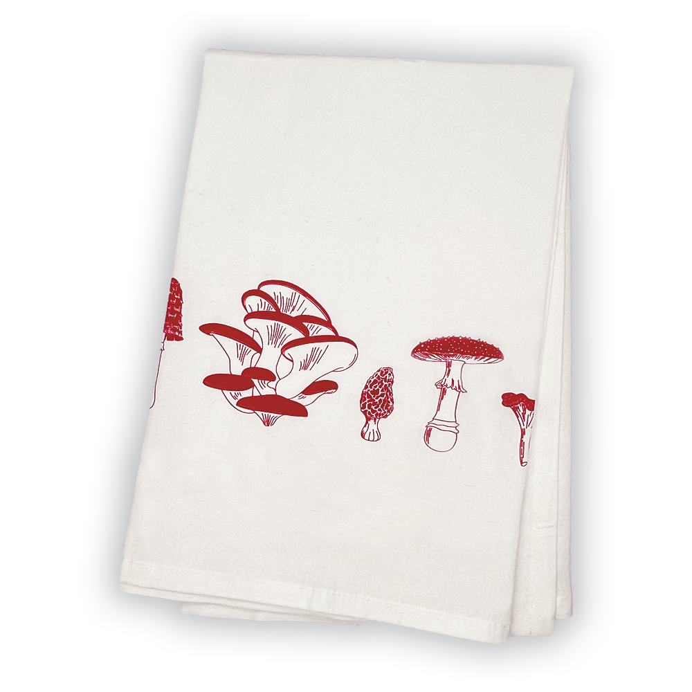 Mushroom Tea Towel 