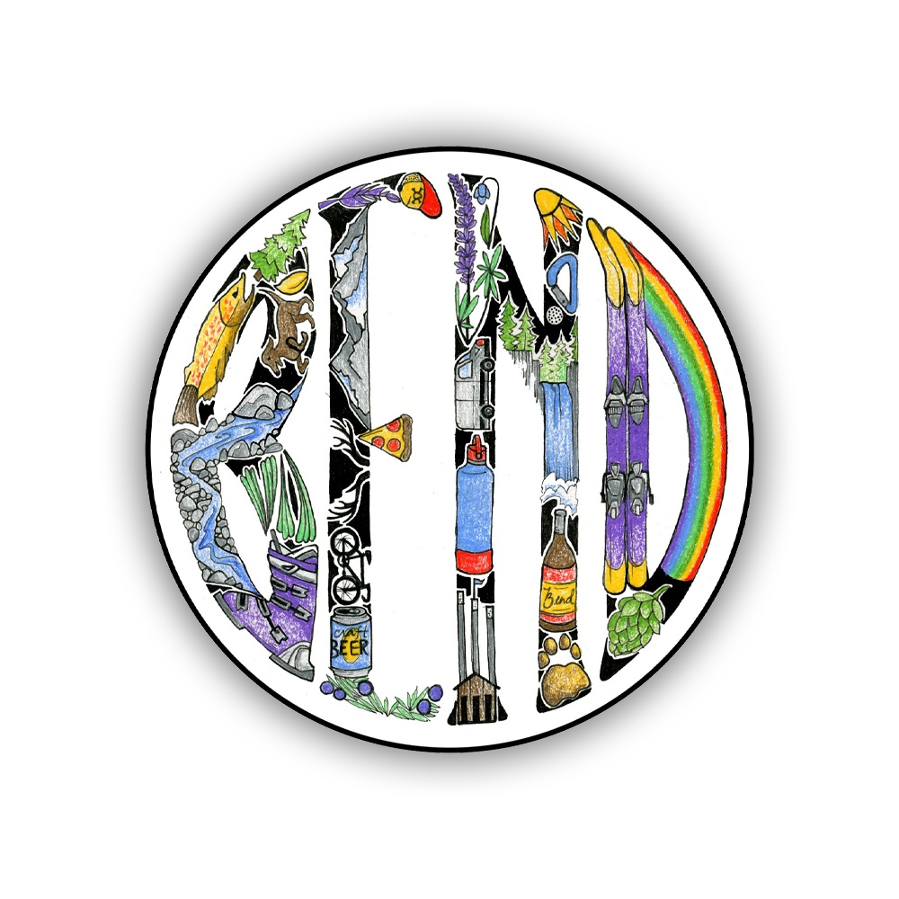 Bend Logo Sticker