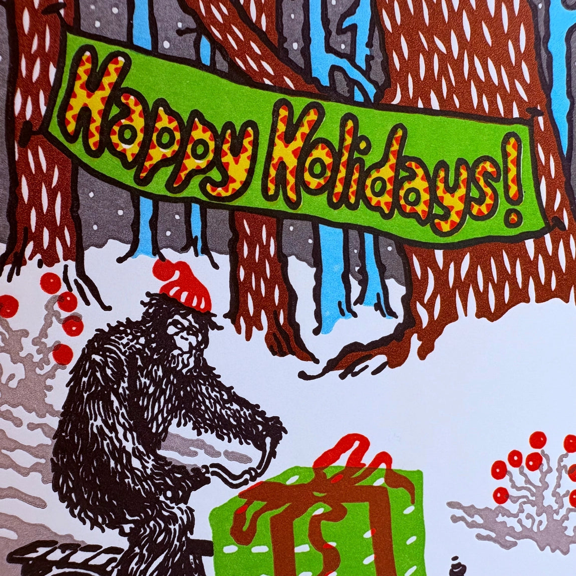 Sasquatch Express Holiday Card