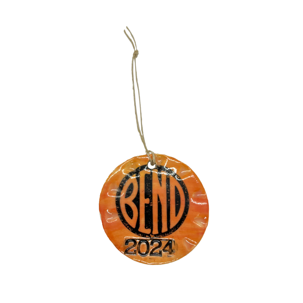 2024 Bend Logo Stencil Ornament