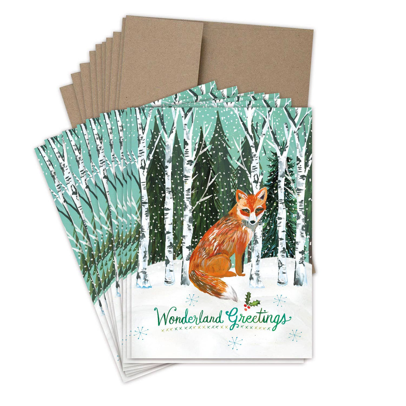 Wonderland Fox Card Set