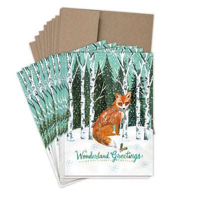 Wonderland Fox Card Set
