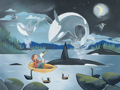 Night Orca Card