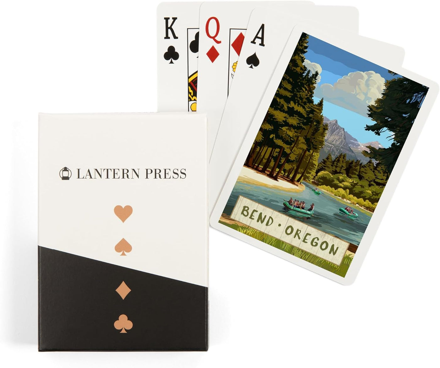 Bend River Rafting Playing Cards