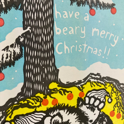 Beary Merry Christmas Card