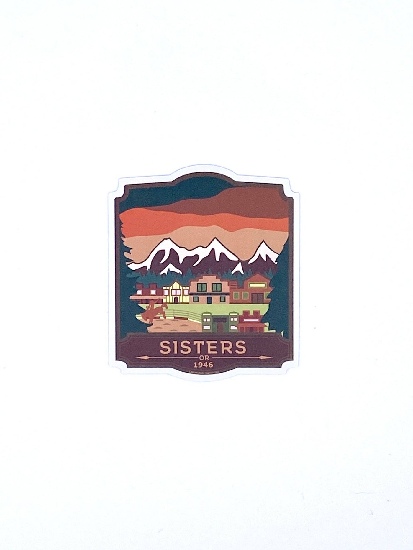 Sisters, Oregon Vinyl Sticker