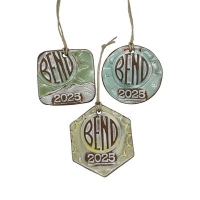 2025 Bend Logo Ceramic Ornament