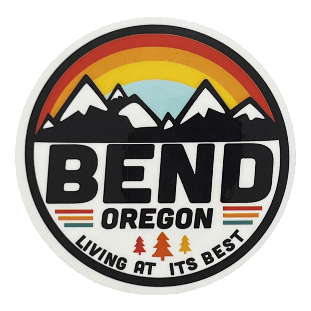 Bend OR Round Sticker