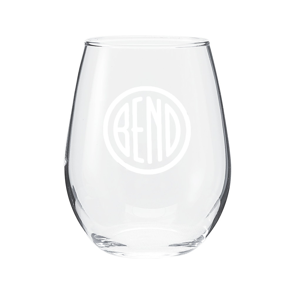 Bend Stemless Wine Glass