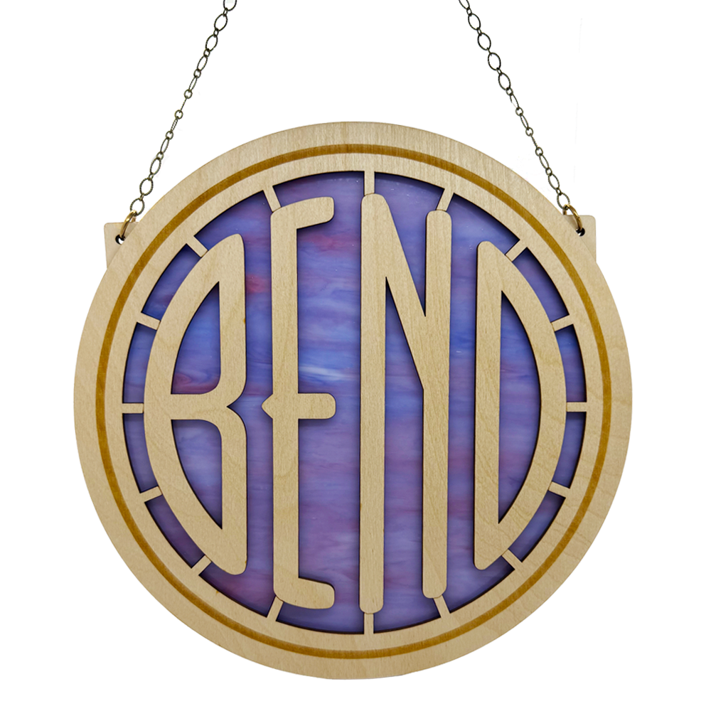 Bend Logo 10" Suncatcher