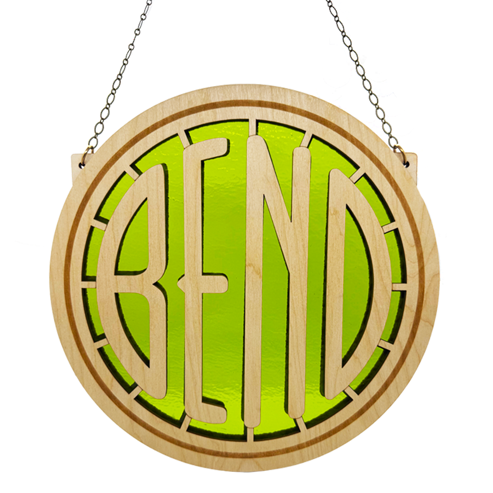 Bend Logo 10" Suncatcher