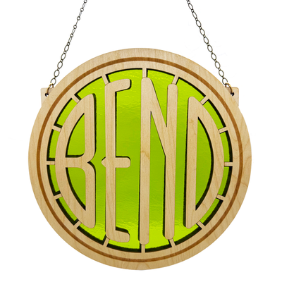 Bend Logo 10" Suncatcher