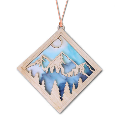 Mountainscape 8" Suncatcher