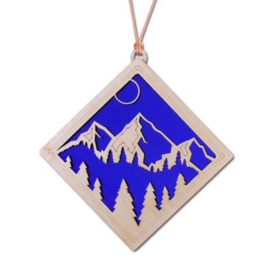 Mountainscape 8" Suncatcher