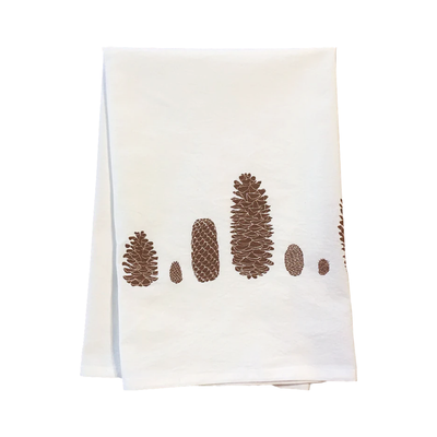 Pinecone Tea Towel