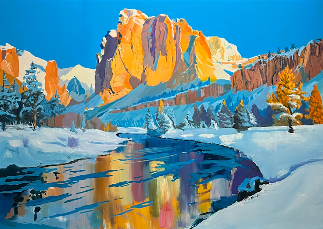 Smith Rock Winter Print