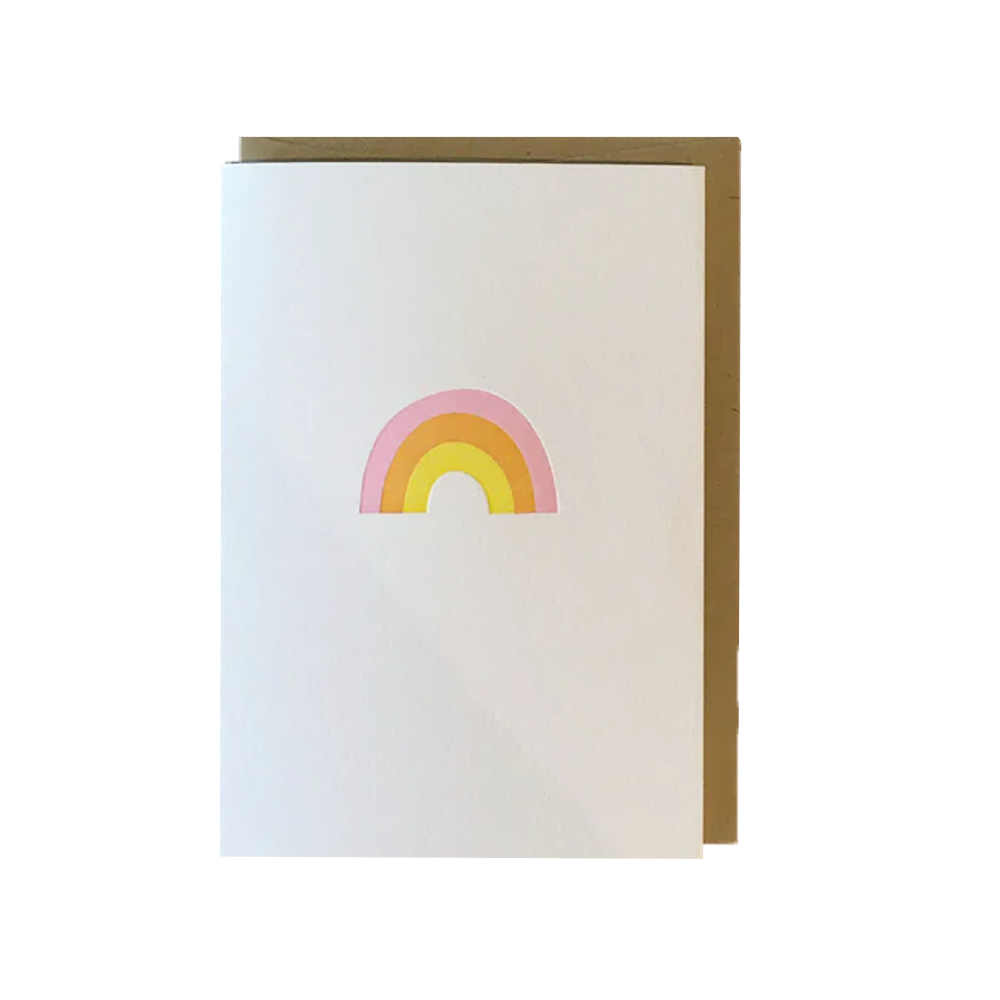 Warm Rainbow Card