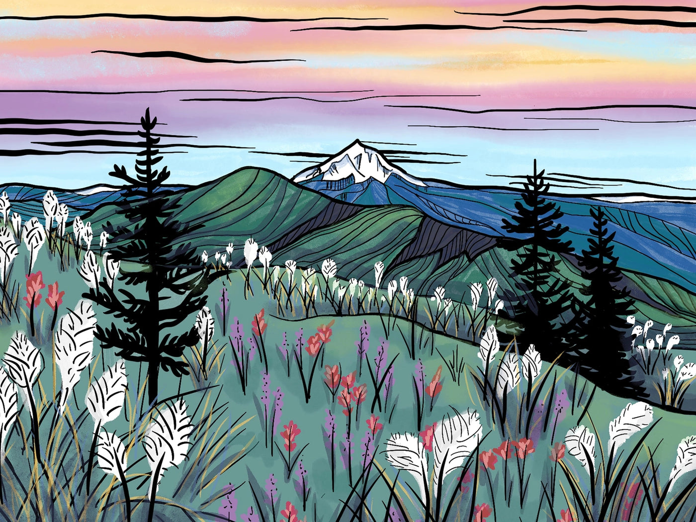 Alpine Wildflowers Puzzle