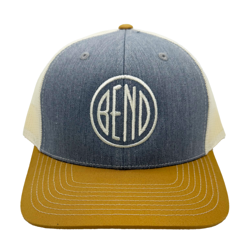 Trucker Hat Bend Logo