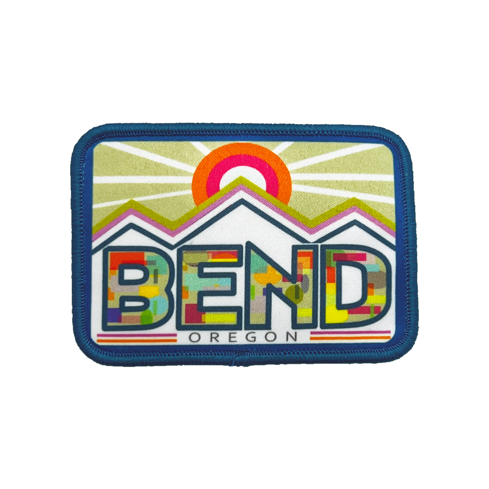 Bend Geo Sunrise Patch