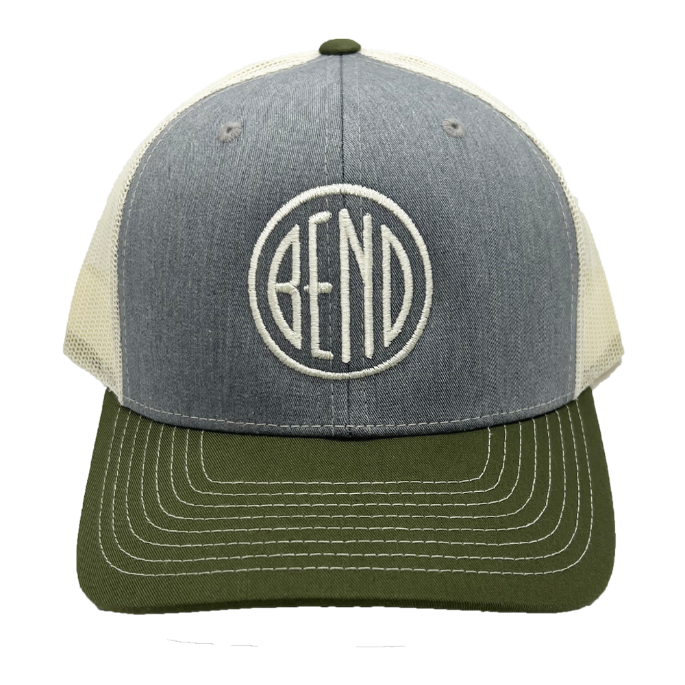 Trucker Hat Bend Logo