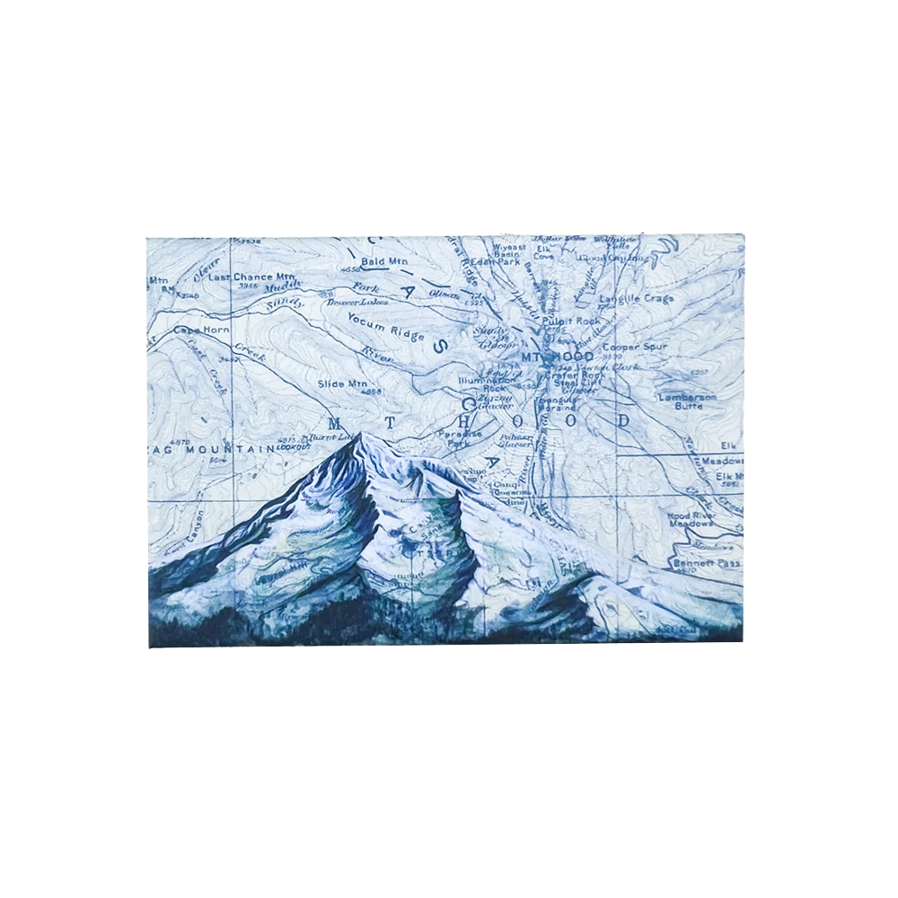 Mt Hood Winter Magnet