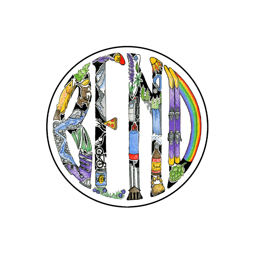 Bend Logo Sticker