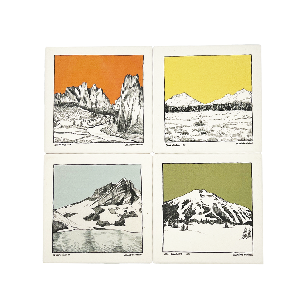 Central Oregon Coaster Set