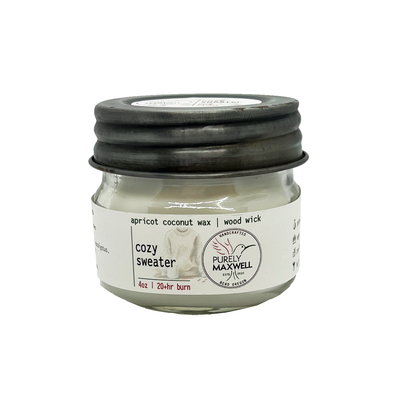 Cozy Sweater Mason Jar Candle