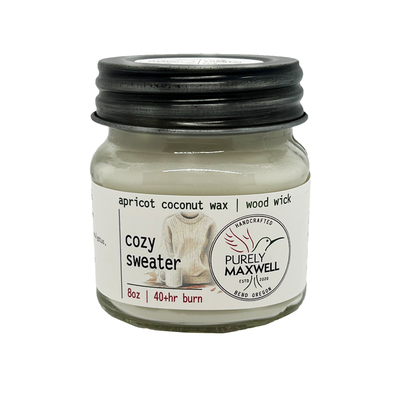 Cozy Sweater Mason Jar Candle