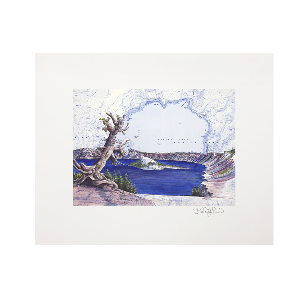 Crater Lake Print
