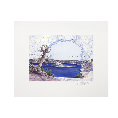Crater Lake Print