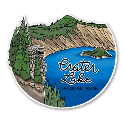 Crater Lake Sinnott Sticker