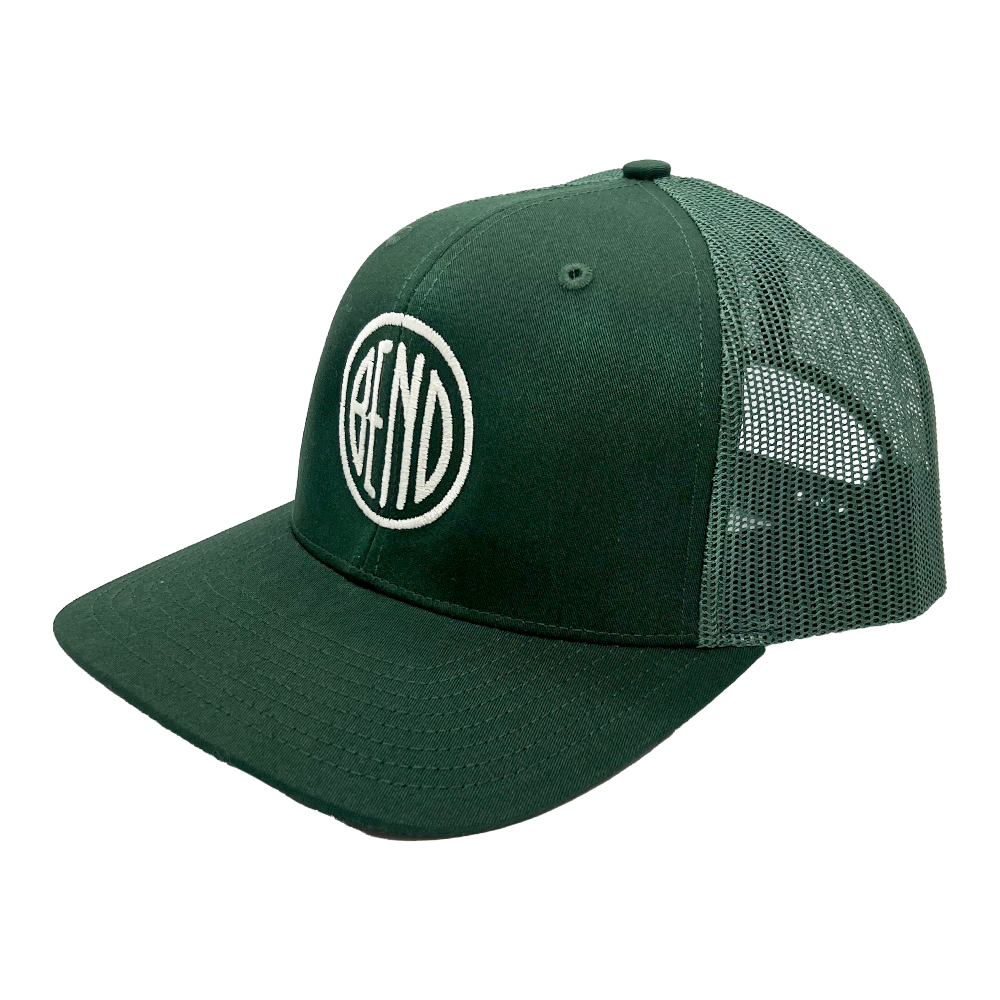 Trucker Hat Bend Logo