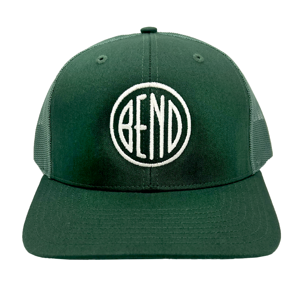 Trucker Hat Bend Logo