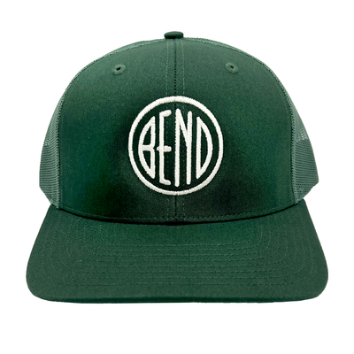 Trucker Hat Bend Logo