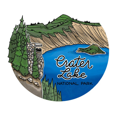 Crater Lake Sinnott Sticker