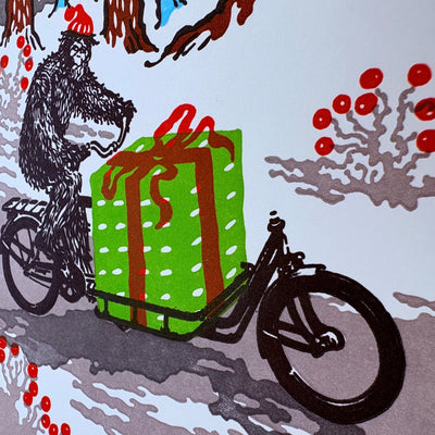 Sasquatch Express Holiday Card