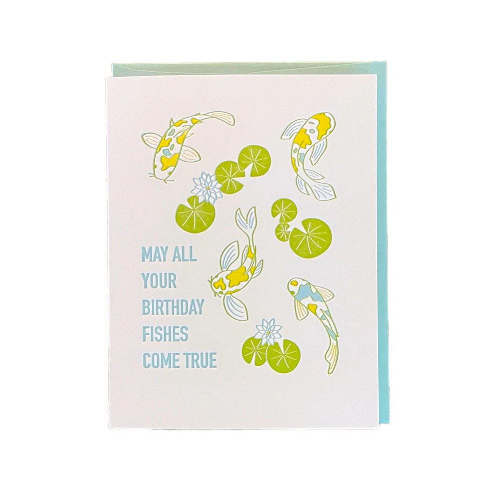 May Your Fishes Birthday Card