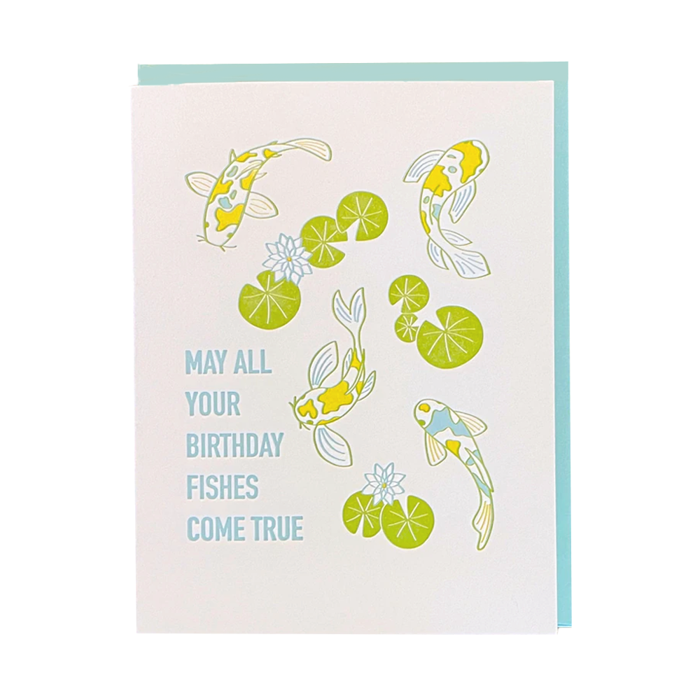 May Your Fishes Birthday Card