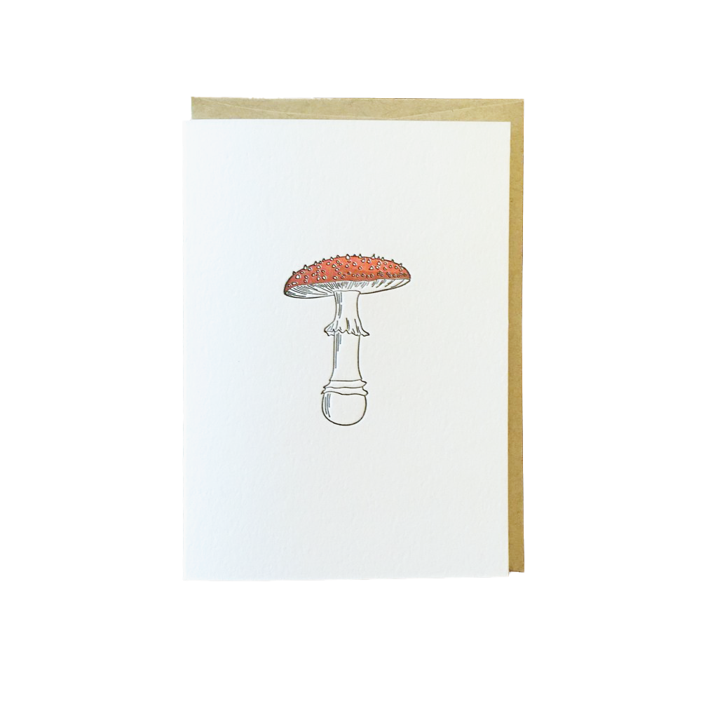 Fly Agaric Mushroom Card