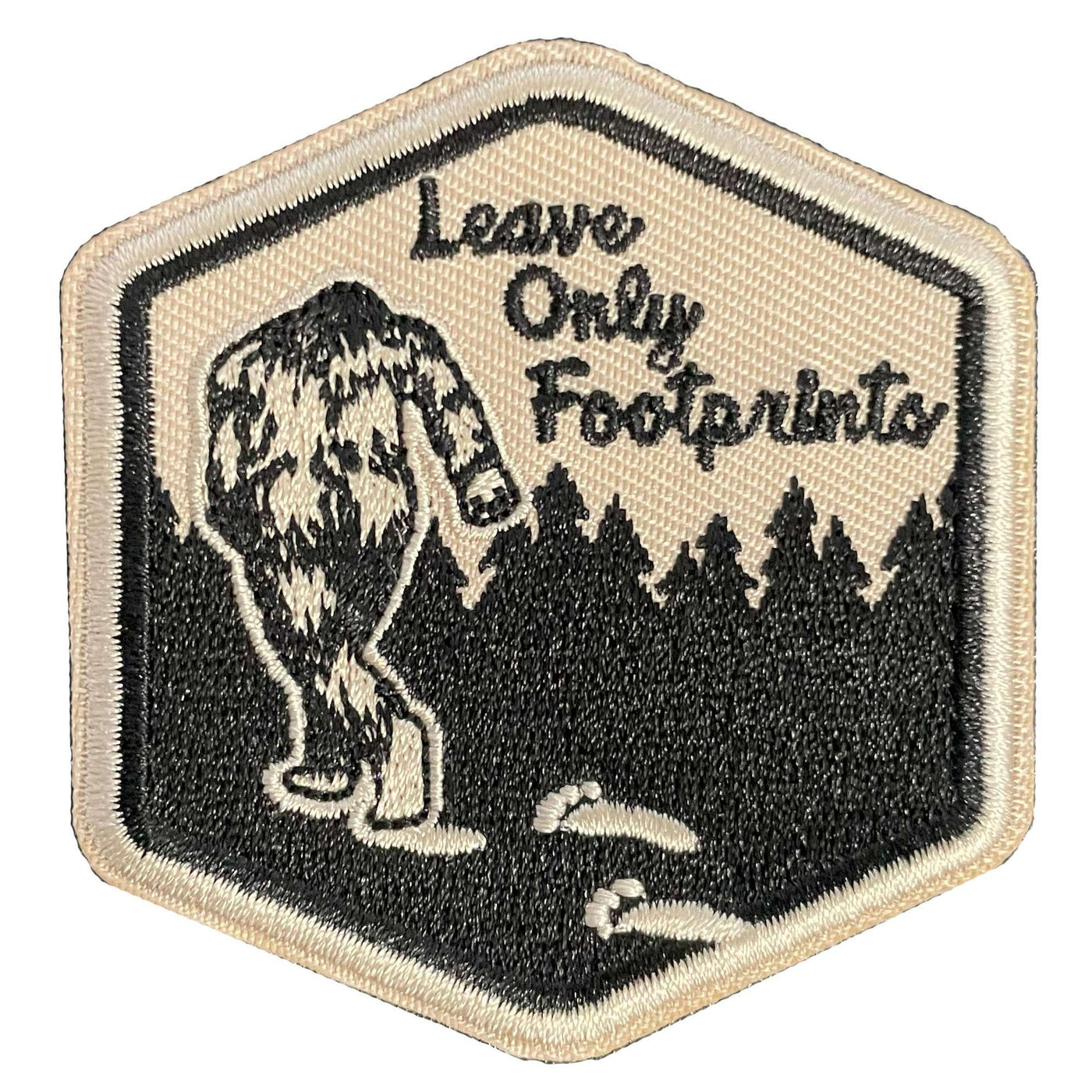 Leave Only Footprints Patch