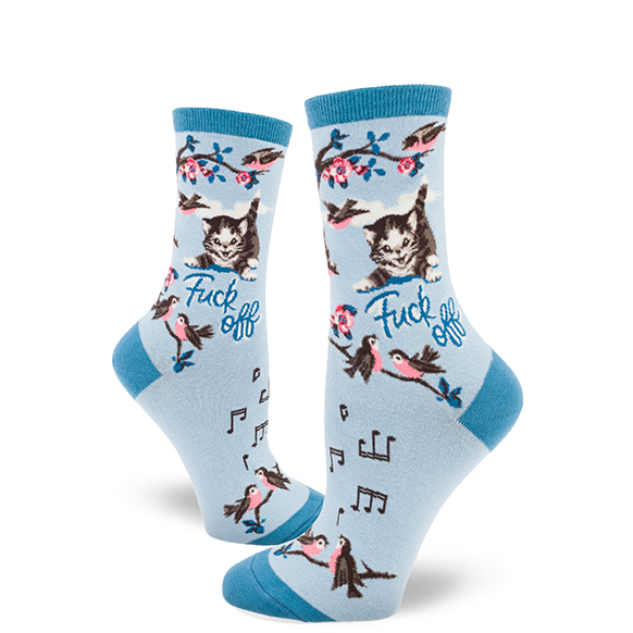 Women's F*ck Off Cat Crew Socks