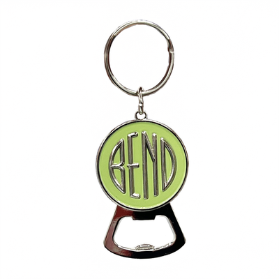 Bend Bottle Opener Keychain