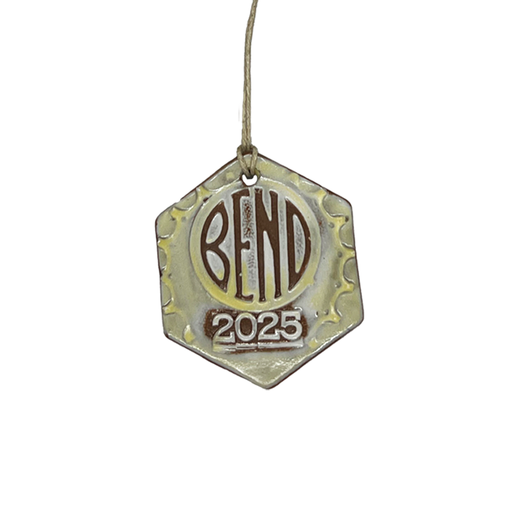 2025 Bend Logo Ceramic Ornament