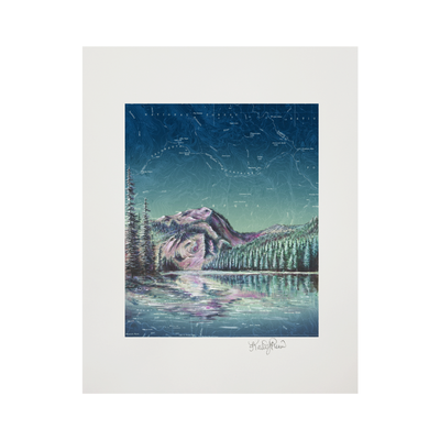 Indigo Lake Oregon Print