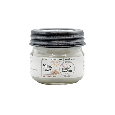 Falling Leaves Mason Jar Candle