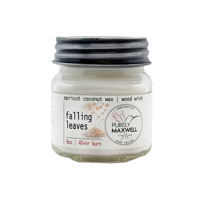 Falling Leaves Mason Jar Candle