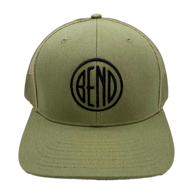 Trucker Hat Bend Logo
