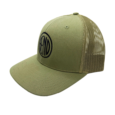 Trucker Hat Bend Logo